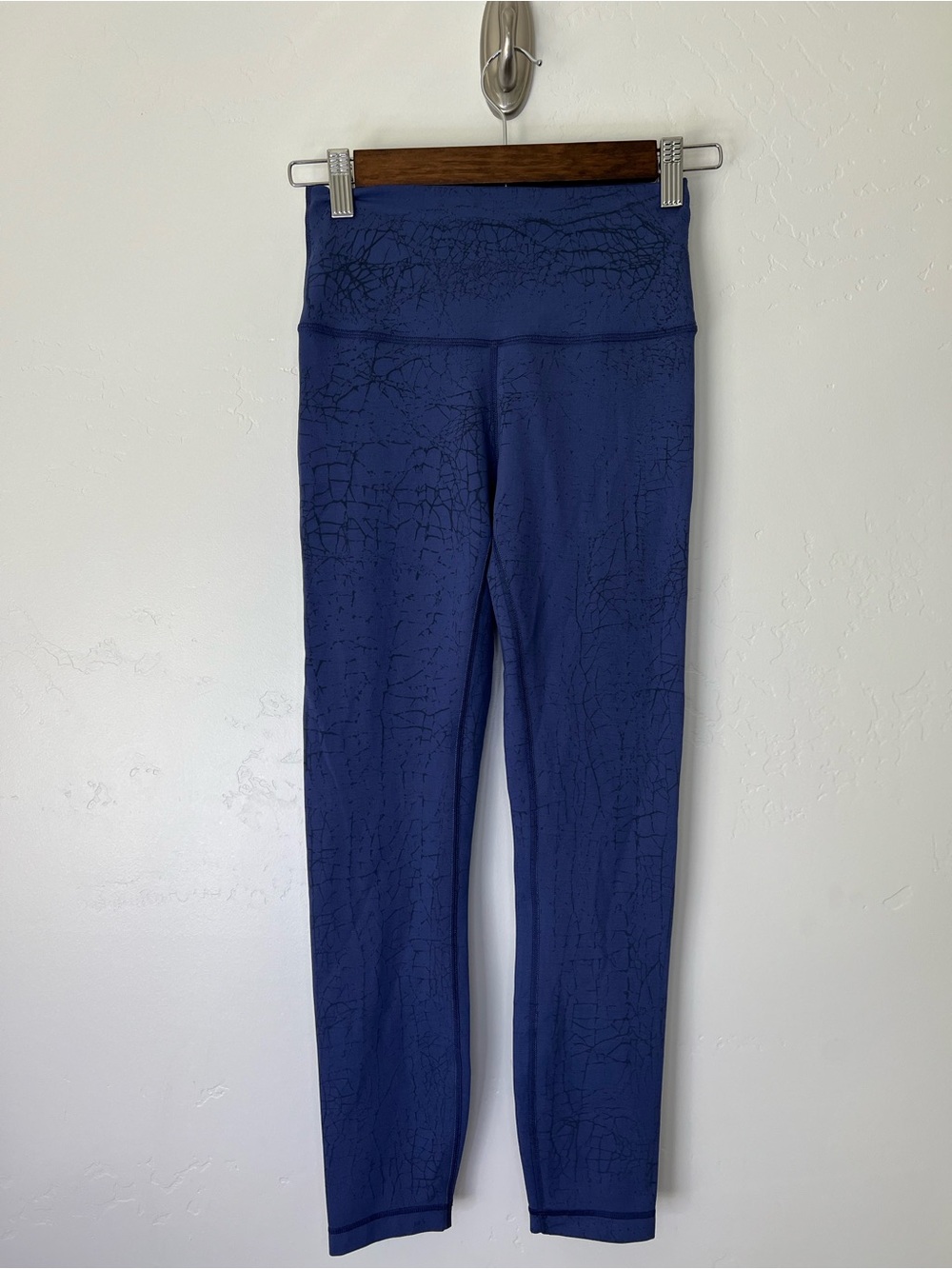 Lululemon Athletica Wunder Thread Dye Night Sea Black Leggings
